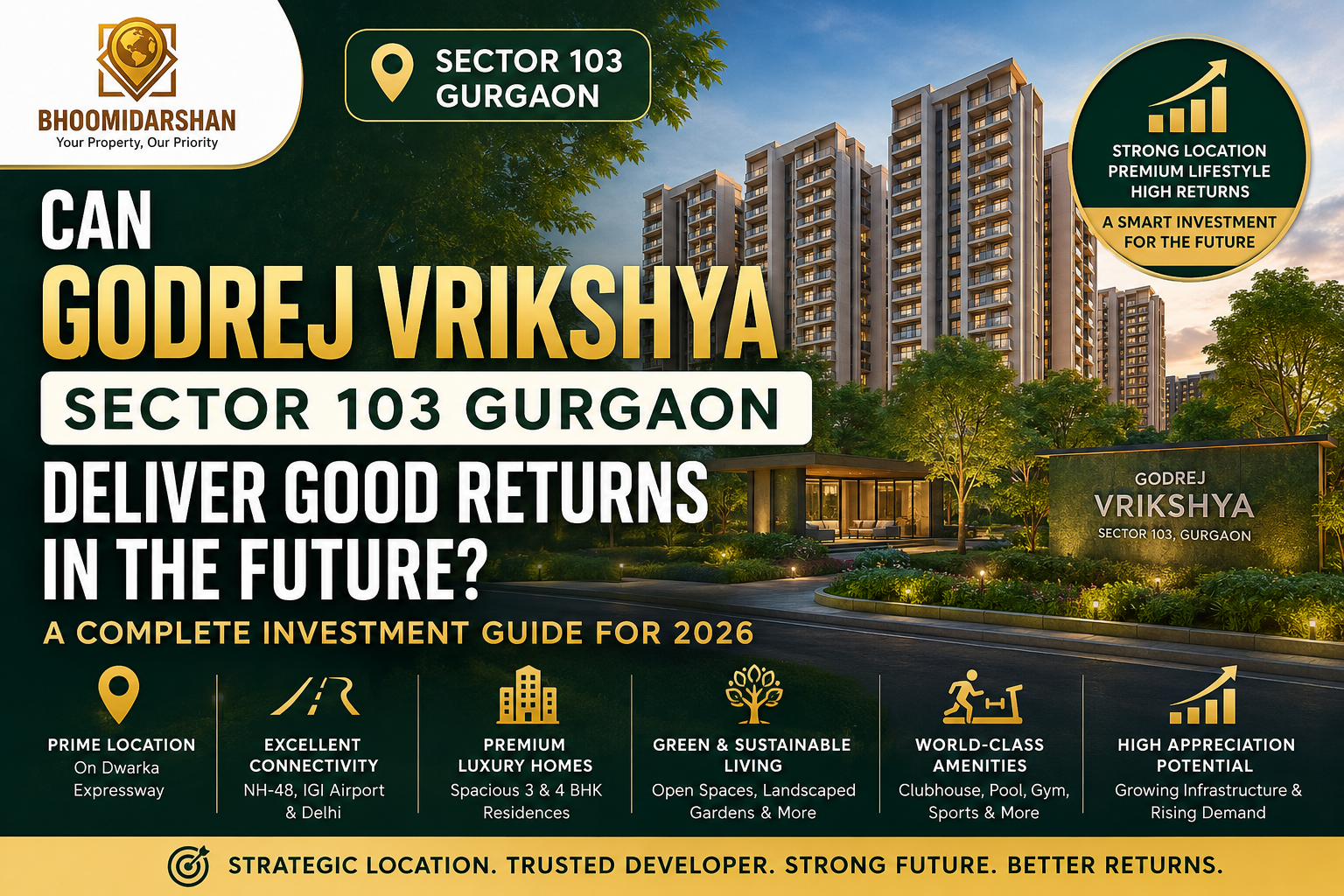 Can Godrej Vrikshya Sector 103 Gurgaon Deliver Good Returns In The Future? A Complete Investment Guide For 2026