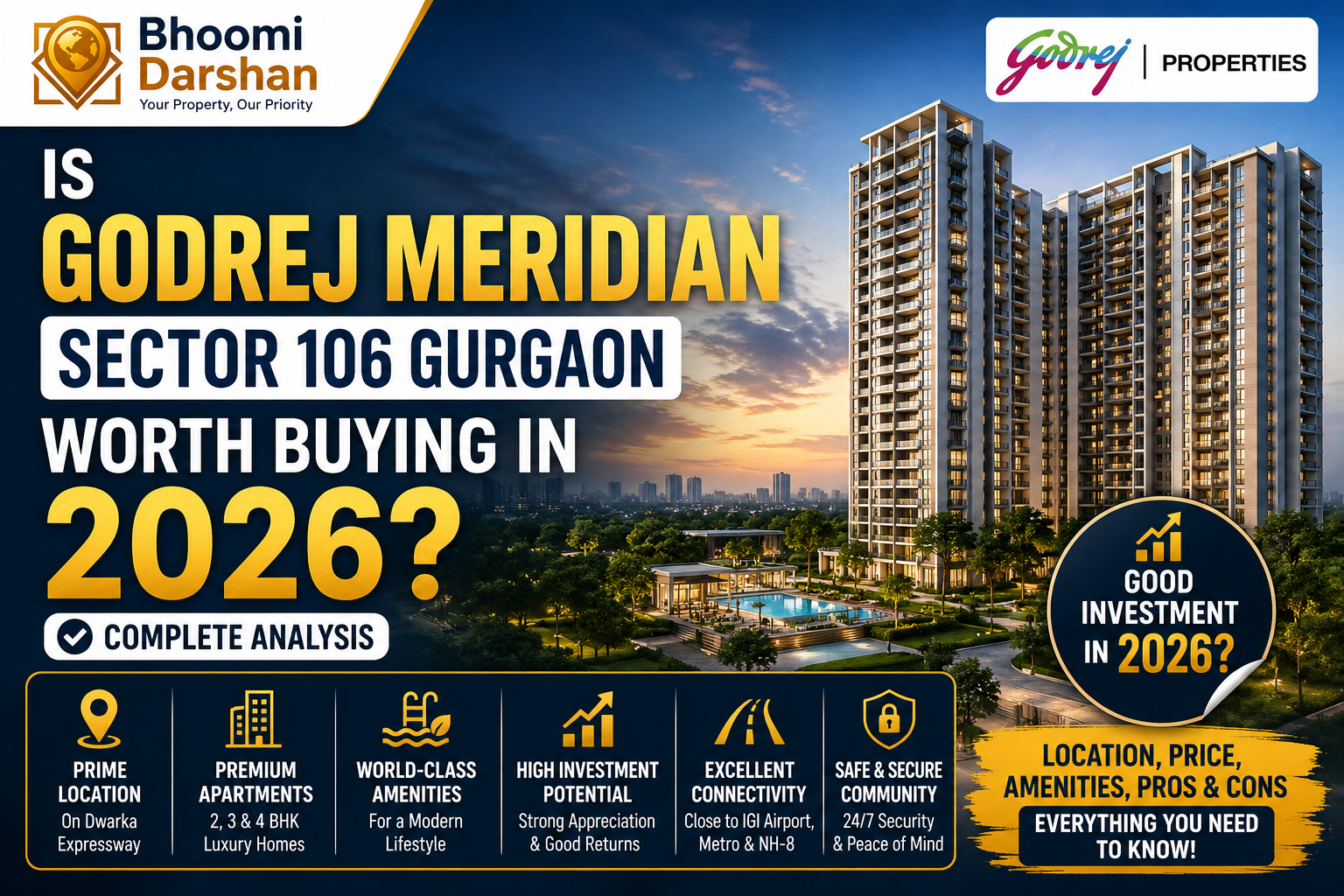Is Godrej Meridian Sector 106 Gurgaon Worth Buying In 2026?