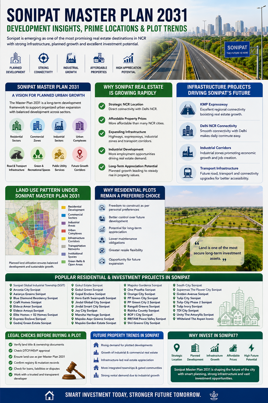 Sonipat Master Plan 2031: Development, Prime Locations & Plot Trends