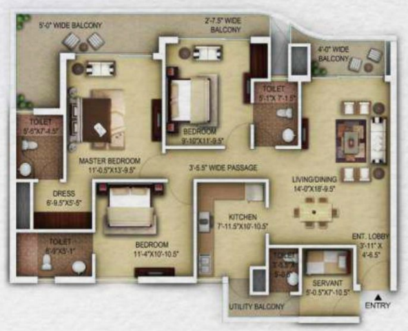 3 BHK