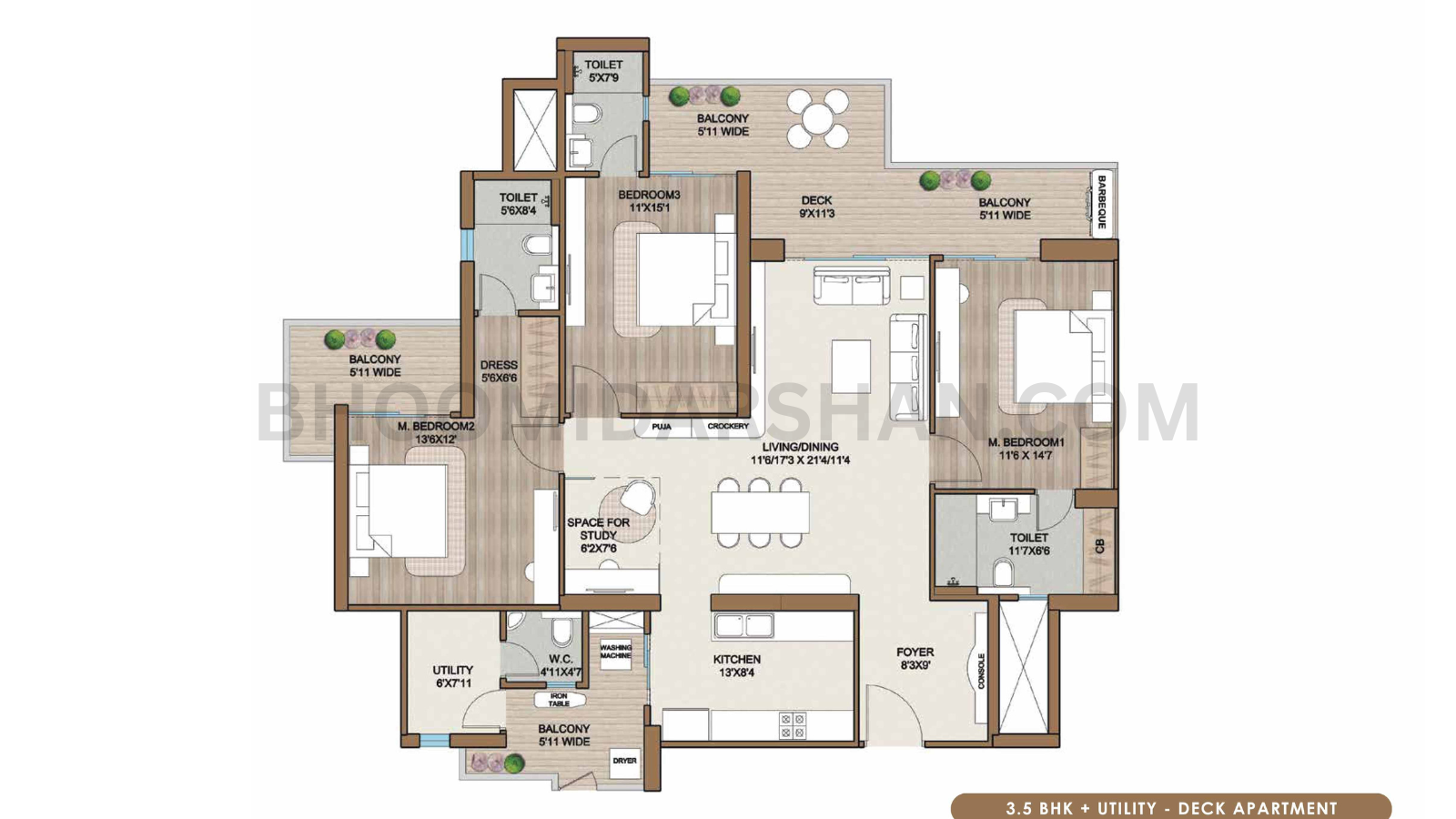 3.5-bhk-utility+ deck