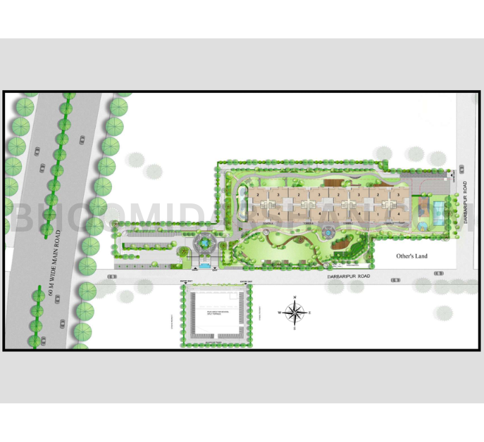 5 BHK + Study + Powder Room