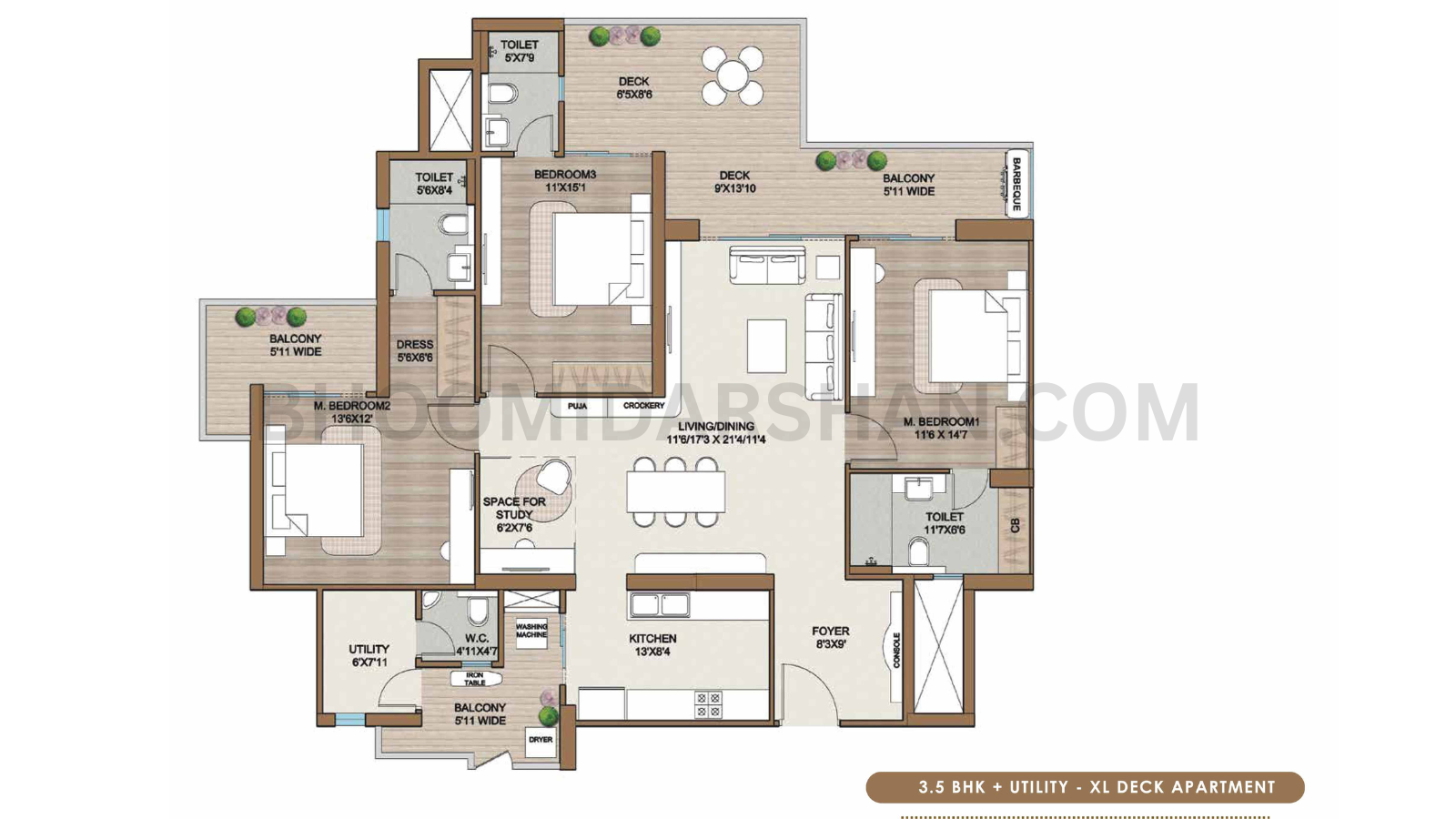 3.5+ Utility + XL Deck