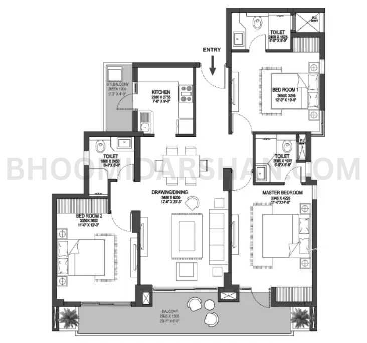 3 BHK